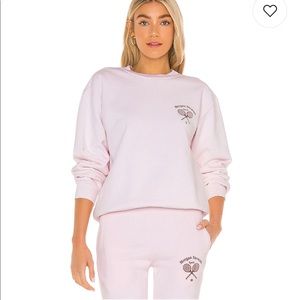 Morgan Stewart Sport Ballet Light Pink Sweatshirt